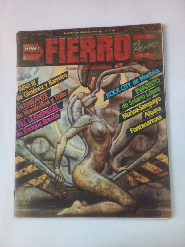 Producto - Fierro #4 - Diciembre 1984 - Fontanarrosa Solano López Mandrafina Trillo