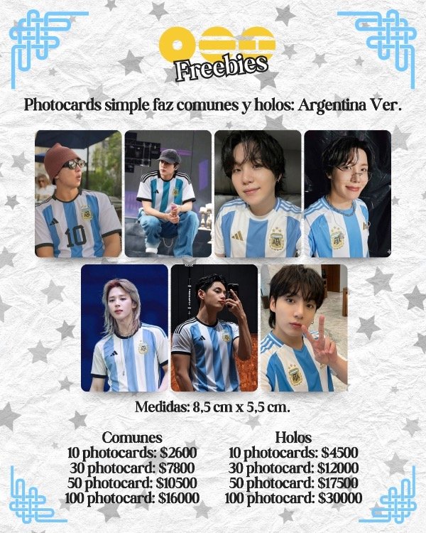 Producto - Freebies BTS: Photocards simple faz