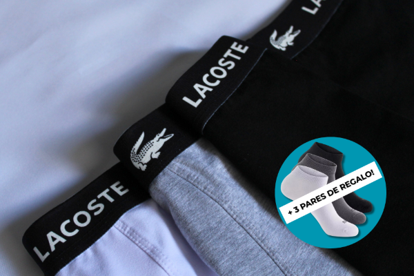 Producto - Pack X3 Bóxers LC + Medias de Regalo