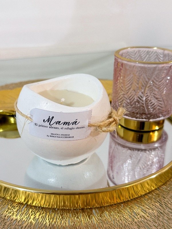 Producto - Vela cuenco oval LIMÓN