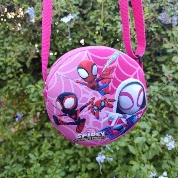 Producto - Spidey fucsia bandolera