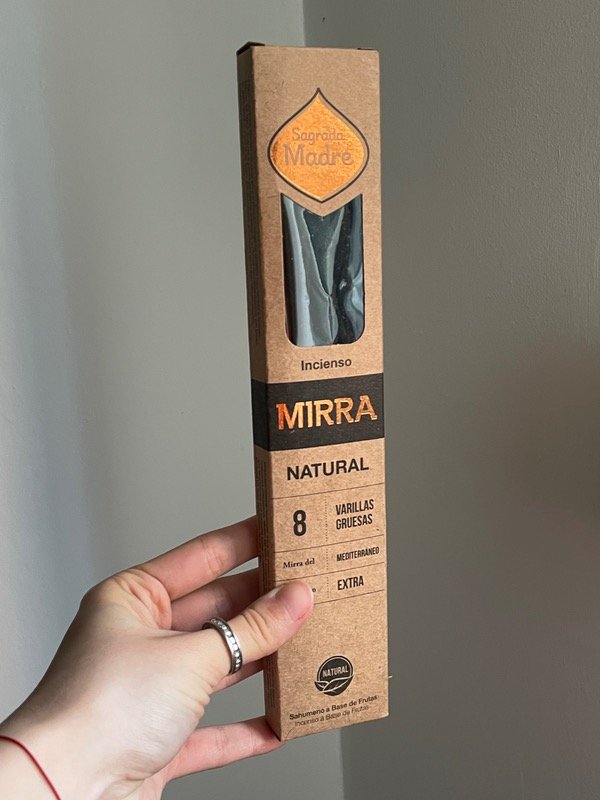 Producto - Sahumerio Resina - Mirra Sagrada Madre