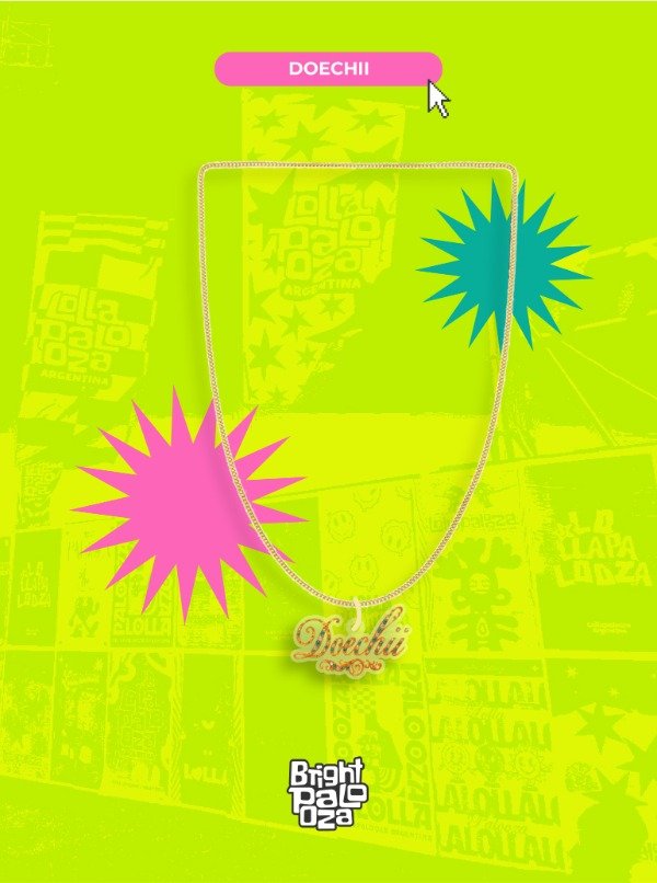 Producto - Cadenita Doechii - BRIGHTPALOOZA