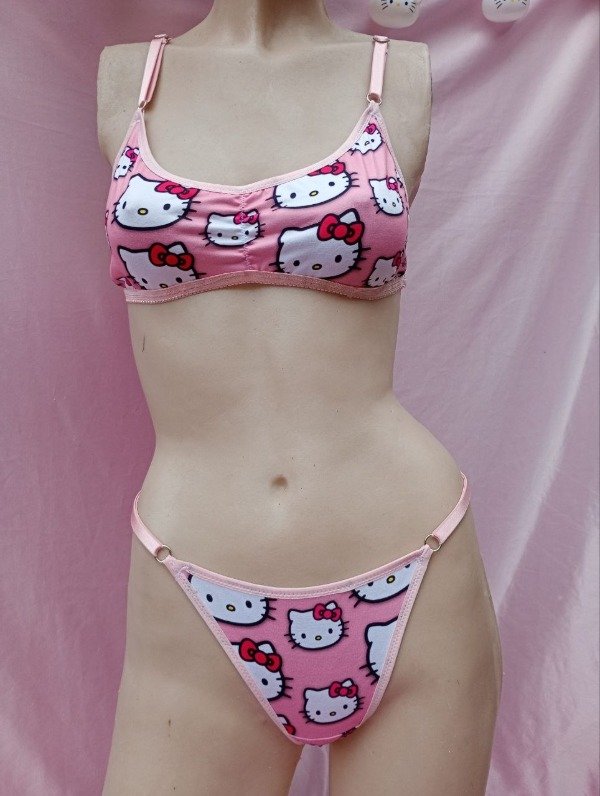 Producto - conjunto kitty rosa regulable - 0