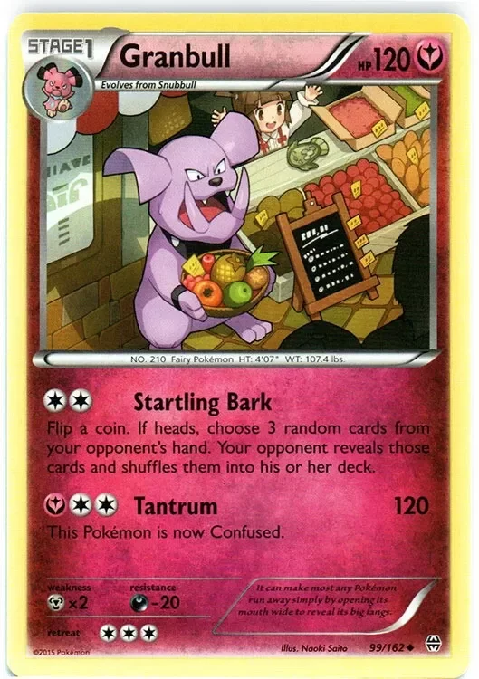 Producto - Pokemon - Granbull - 99/162 - Uncommon - XY - BREAKthrough T1