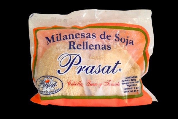 Producto - Prasat Milanesa De Soja Rellena Con Tomate Cebolla Y Queso