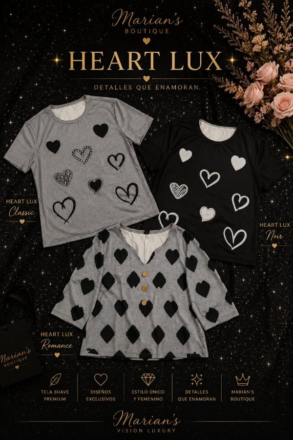 Producto - Blusa Heart Luz