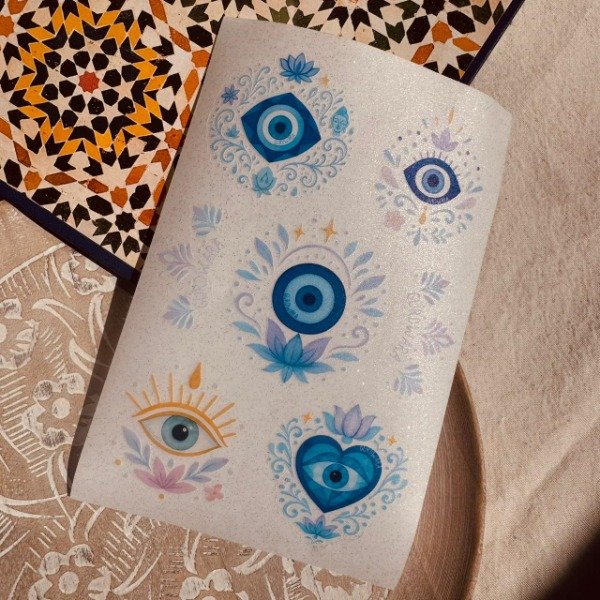 Producto - Plancha de Stickers Eyes Frosted