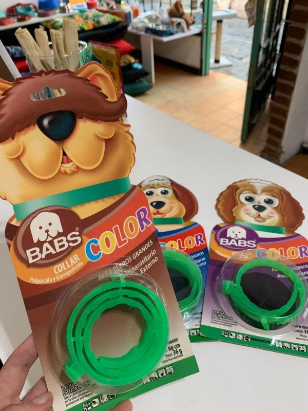 Producto - Babs Collar Perro Pulguicida y Garrapaticida.