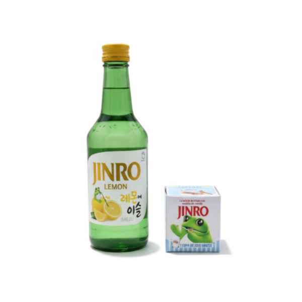 Producto - Soju JINRO Limón + vaso