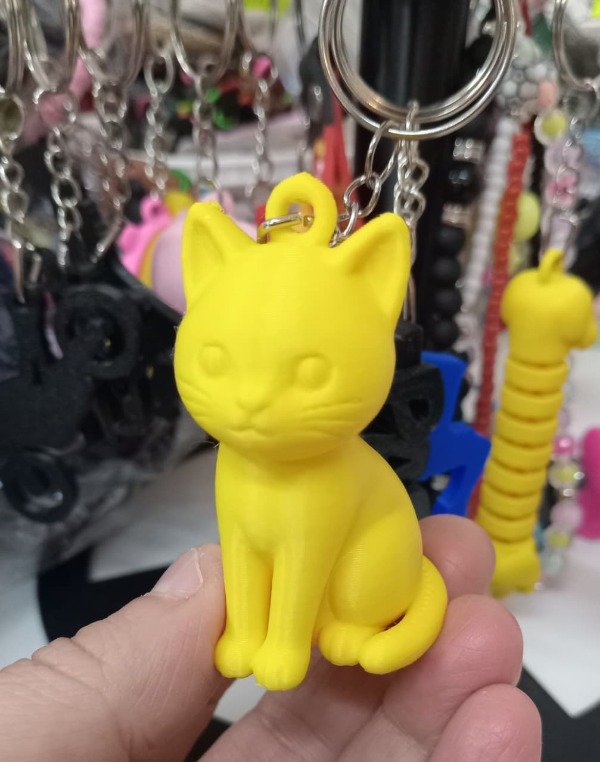 Producto - Llavero Gatito Kawaii I3D 7574