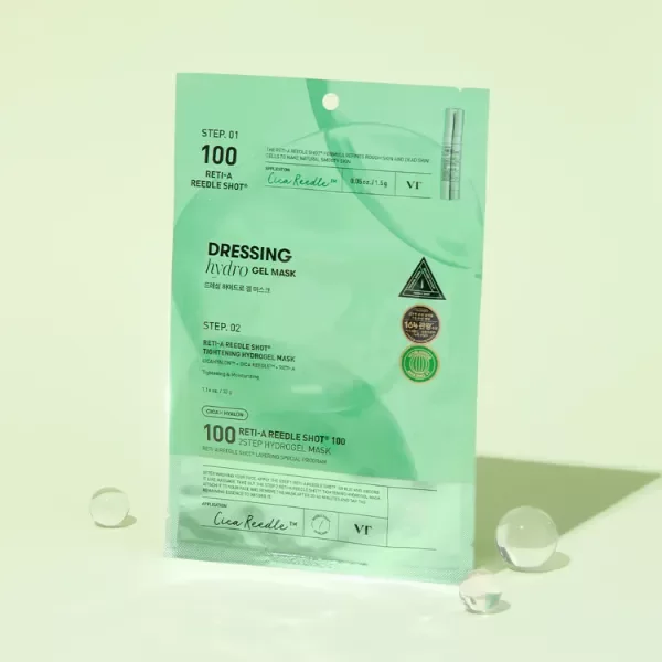Producto - VT Cosmetics Reti-A Reedle Shot 100 2-Step Hydrogel Mask (1un)