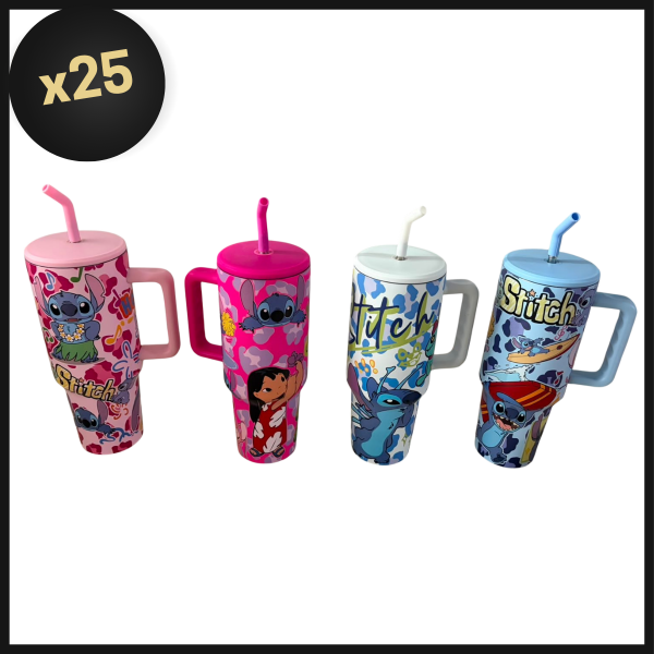 Producto - PROMO BULTO VASO TERMICO QUENCHER CON DISEÑO STITCH 2.0
