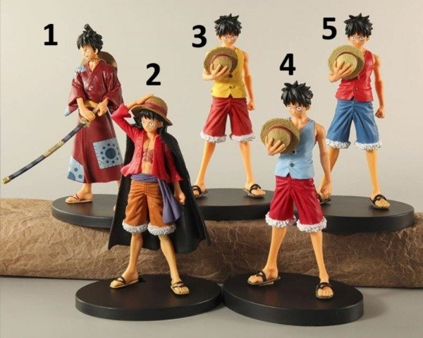 Producto - Luffy x5 (One Piece) (Figuras)