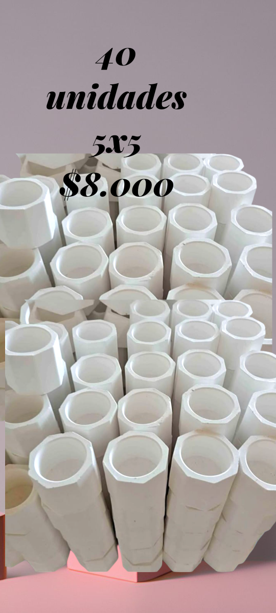 Producto - Maceta hexagonal 40 unidades
