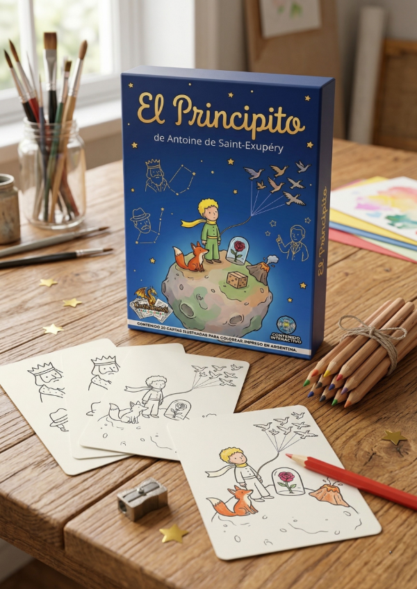 Producto - CARTICUENTOS PARA COLOREAR ED. EL PRINCIPITO (CARTAS P/COLOREAR)
