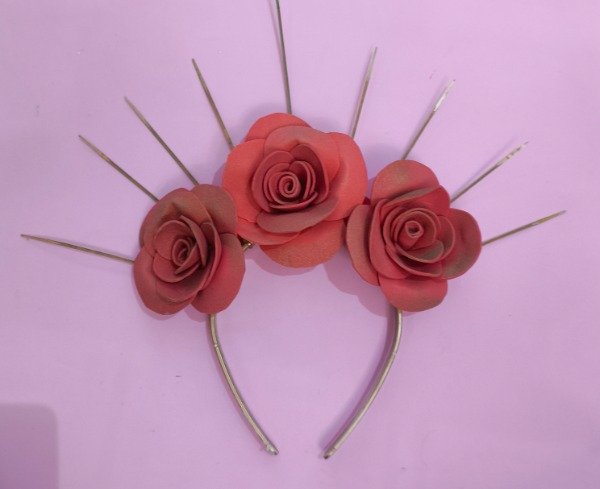 Producto - Vincha flores chica