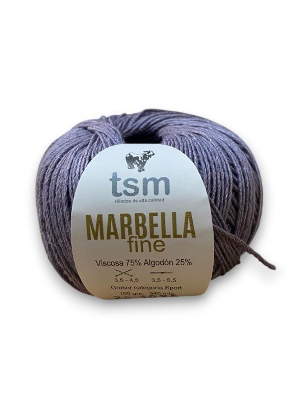 Producto - HILADO MARBELLA 8/3 FINE X 100 GRS - 25 GRIS ACERO