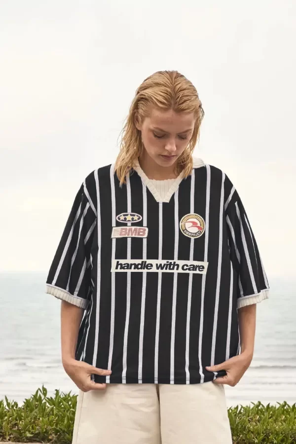 Producto - CAMISETA STRIPES NEGRA - BMBPRJCT - 12