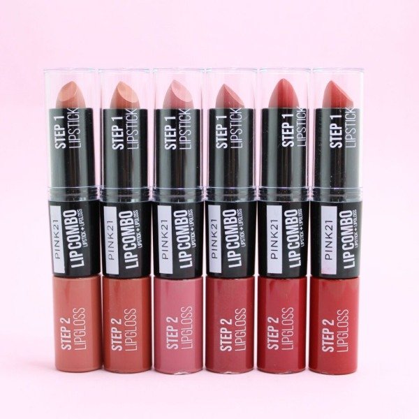 Producto - Labial liquido y barra matte 2en1 Pink 21