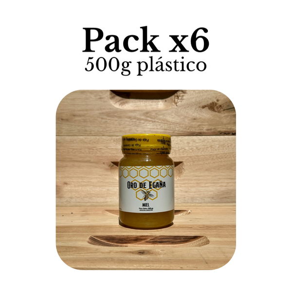Producto - Miel de pradera x500gr - Pack x6u plástico