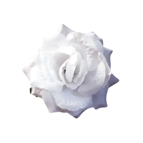 Producto - Pack x 10 Flor 10 Cm Con Pinza Negro - Rojo - Blanco A ELECCIÓN - 2