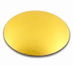 Producto - DISCO CARTON DORADO 28CM