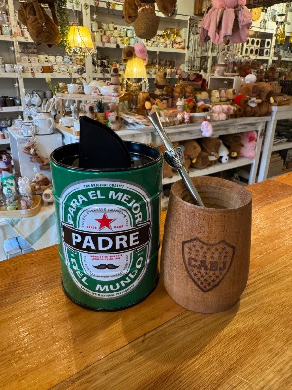 Producto - Combo lata + mate Boca - dia del padre (Efectivo: 15.120)