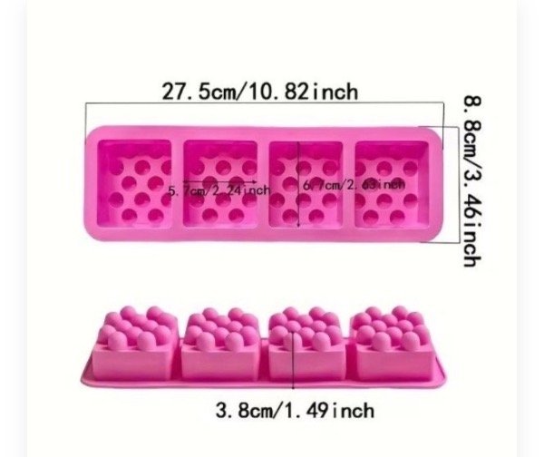 Producto - MOLDE SILICONA MASAJEADOR RECTANGULO - 1