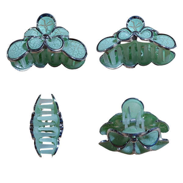 Producto - Broches Para Pelo Mujer Flor Agrietada S/metal X Unidad - 4