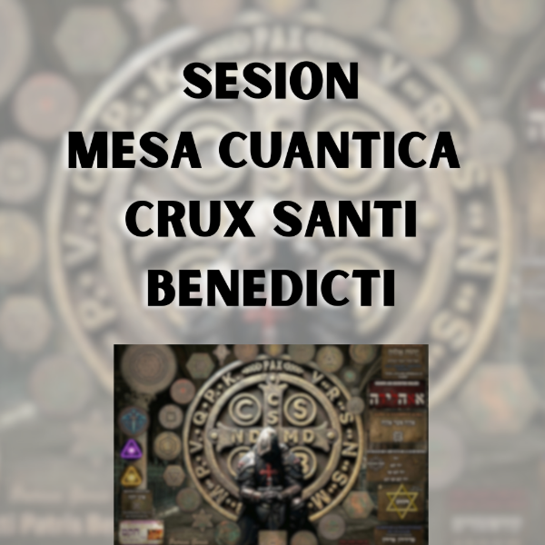 Producto - SESIÓN MESA CRUX SANTI BENEDICTI