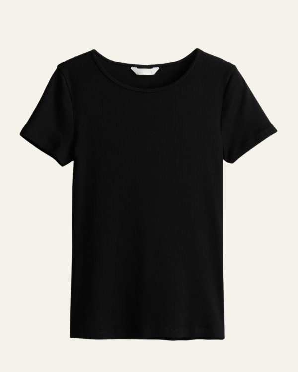 Producto - Remera HYM Mujer Rib Negra