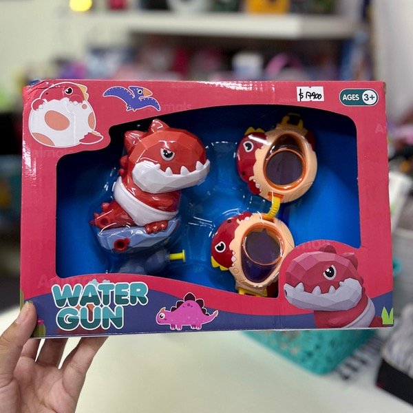 Producto - Set pistola agua antiparra Dino caja 6776