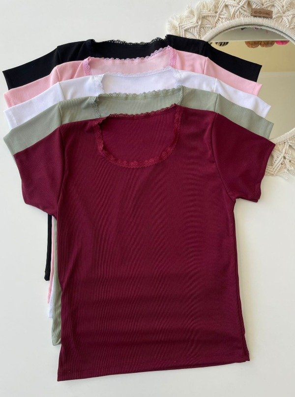 Producto - Remera Morley c/puntilla - COD 3798