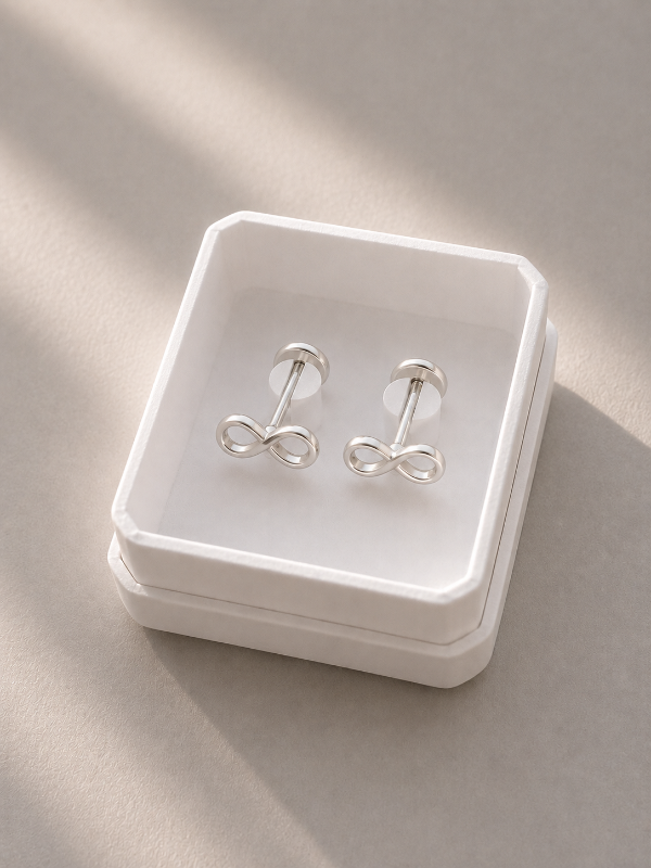 Producto - Aros abridores infinito Plata 925