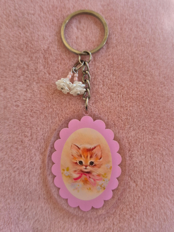 Producto - Llavero Gatito Moño