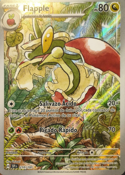 Producto - Flapple - 210/191 - Chispas Fulgurantes - Holo ESPAÑOL
