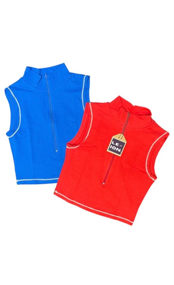 Producto - Polera Cierre Musculosa - Red Fire - 1