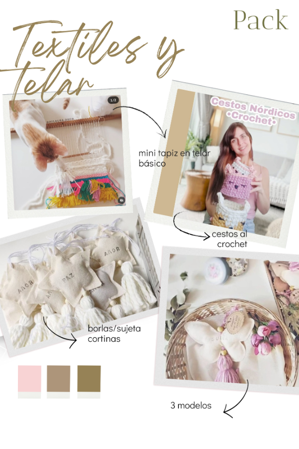 Producto - Pack:Textiles y Telar inicial