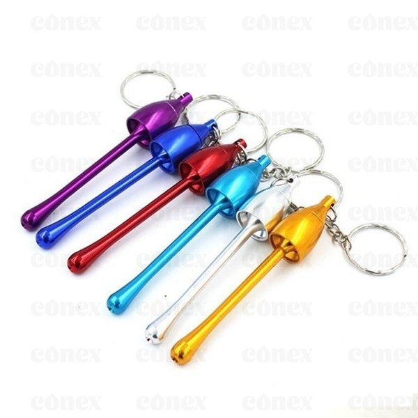Producto - Pipa de metal hongo llavero