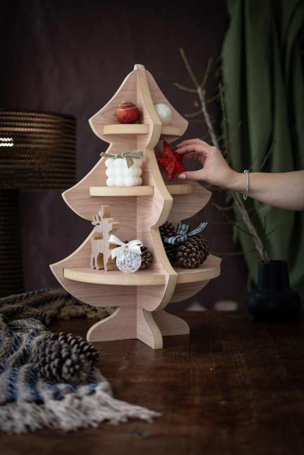 Producto - ÁRBOL ENCASTRE CON ESTANTES XL -EN CAJA-