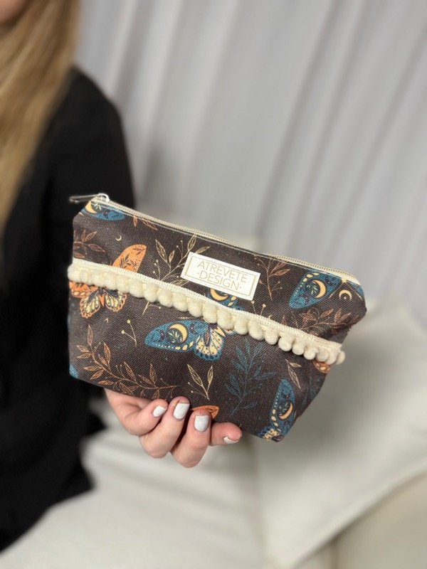 Producto - Mini Neceser - Mariposas tierra 1