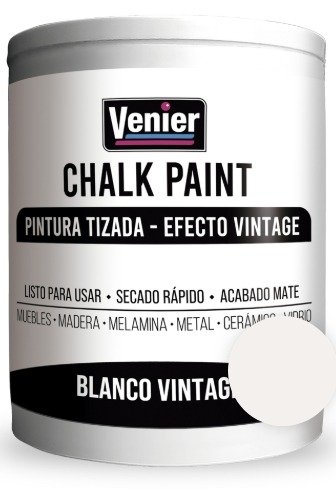 Producto - CHALK PAINT BLANCO VINTAGE X 1 litro VENIER