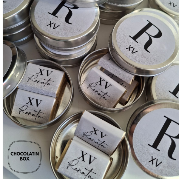 Producto - 50 LATAS CON 2 CHOCOLATES