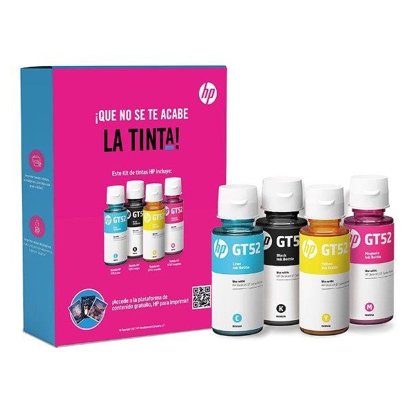 Producto - Combo Tintas Hp Gt53 Gt52 Original Smart Tank 530 533 615