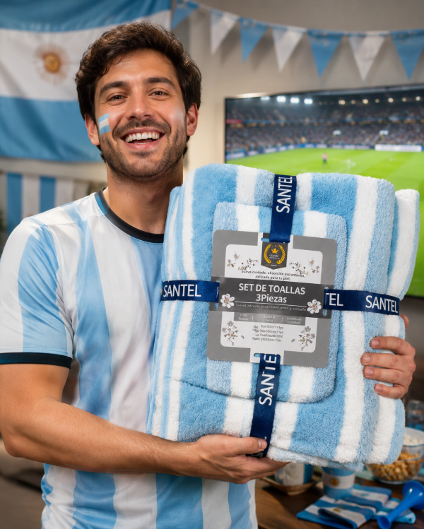 Producto - SET DE TOALLONES RAYADOS