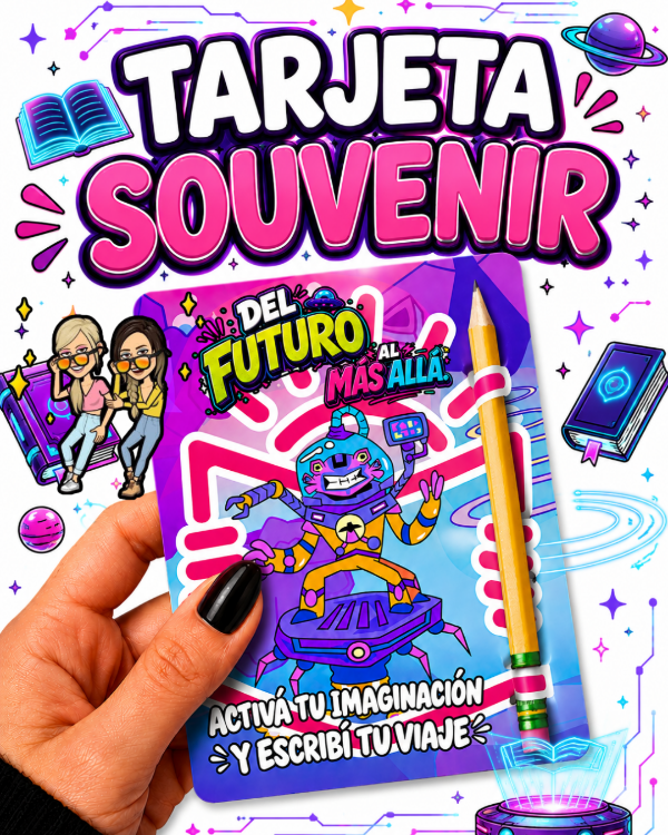 Producto - SOUVENIR TARJETA LÁPIZ MARATÓN DE LECTURA 2026