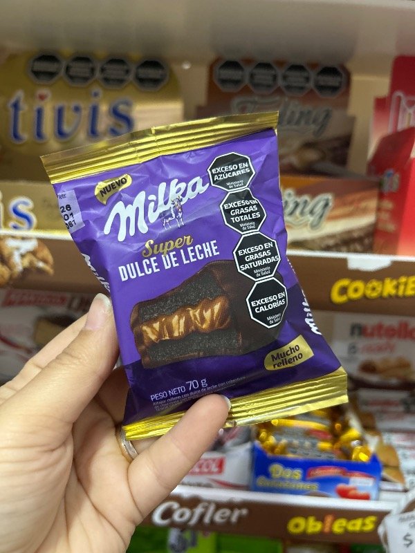Producto - ALFAJOR MILKA SUPER DULCE DE LECHE