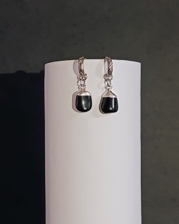 Producto - Aros Destellos de Obsidiana