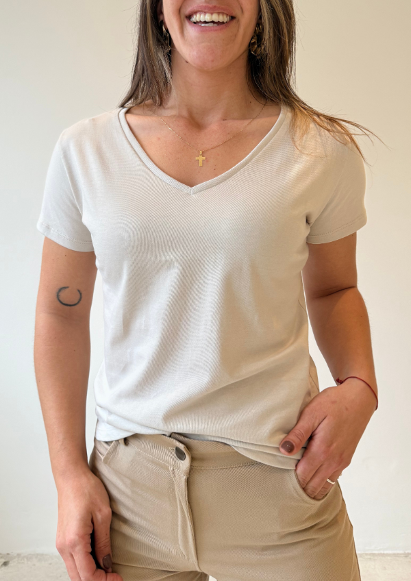 Producto - Remera BARI - Hueso